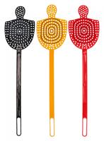 Gerimport vliegenmeppers 43 x 12 cm zwart/geel/rood