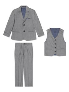 HOUSE OF CAVANI KIDS costume trois pièces à simple boutonnage - Gris