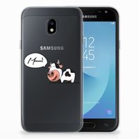 Samsung Galaxy J3 2017 Telefoonhoesje met Naam Cow - thumbnail