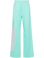 DSQUARED2 pantalon de jogging à logo imprimé - Vert