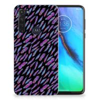 Motorola Moto G Stylus TPU bumper Feathers Color