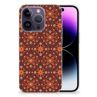 Apple iPhone 14 Pro TPU bumper Batik Brown - thumbnail