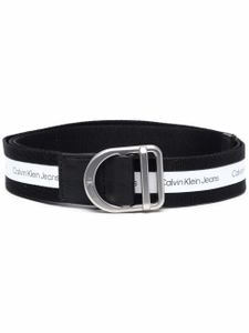 Calvin Klein ceinture à bande logo - Noir