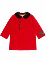 Gucci Kids manteau en velours côtelé - Rouge