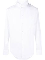 Emporio Armani chemise à plastron contrastant - Blanc - thumbnail