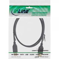 InLine 4043718125128 USB-kabel 5 m USB 2.0 USB A Zwart - thumbnail