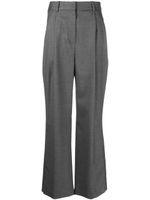 Loulou Studio pantalon Solo évasé à design plissé - Gris