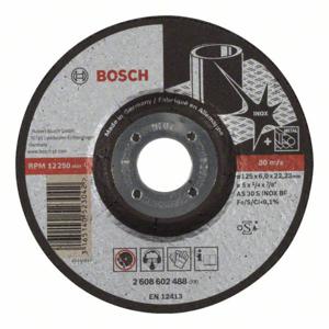 Bosch Accessories 2608602488 Bosch Afbraamschijf gebogen Diameter 125 mm Boordiameter 22.23 mm Metaal, RVS 1 stuk(s)