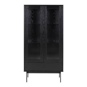 by fonQ basic Sleek Vitrinekast - Ash Black