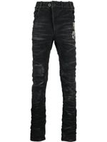 Boris Bidjan Saberi distressed skinny jeans - Noir