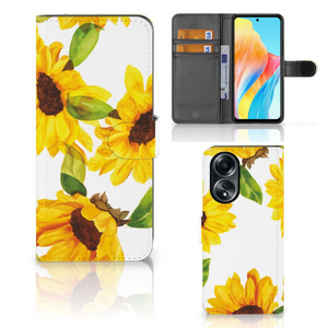 Hoesje voor OPPO A58 4G Zonnebloemen