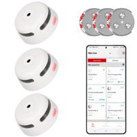 X-Sense XS01-WX Rookmelder met RMAX-45 montageset - Slimme melder WiFi - 3-pack