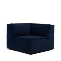 Rivièra Maison Modulaire Bank 'The Jagger' Corner, Velvet, kleur Midnight Blue