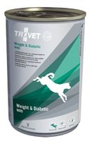 Trovet Weight & Diabetic WRD hond natvoer 6x400gr