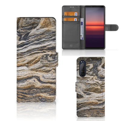 Sony Xperia 5II Bookcase Steen