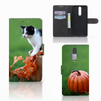 Nokia 8 Telefoonhoesje met Pasjes Kitten