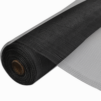 Rol Aluminium Horgaas Zwart 120 cm breed / rol 90 meter - thumbnail