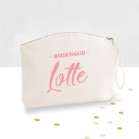 Toilettas bridesmaid met naam
