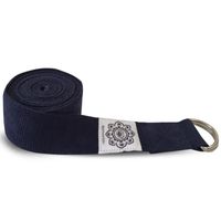 Green Tree Yoga riem donker blauw 250cm (1 st) - thumbnail