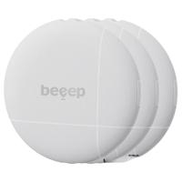 Beeep BeTag Smart Bluetooth-tracker, compatibel met Apple Find My | sleutel-, bagage- en fietstracker, compact, waterdicht, met verwisselbare batterij (CR2032) (wit)