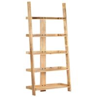 Vidaxl Boekenkast Met 5 Schappen 90x37x180 Cm Massief Mangohout