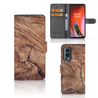 OnePlus Nord 2 5G Book Style Case Tree Trunk - thumbnail