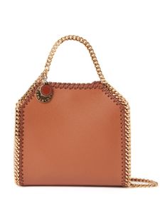 Stella McCartney mini sac cabas Falabella - Marron