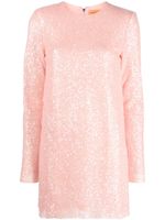 Stine Goya robe courte Heidi brodée de sequins - Rose - thumbnail