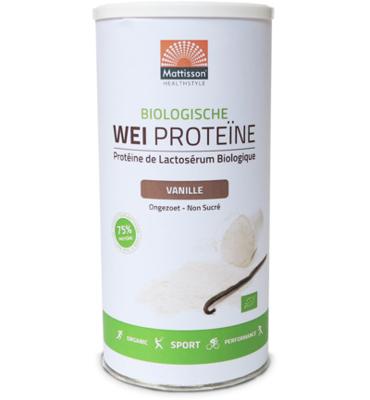 Mattisson Healthstyle Mattisson Healthstyle Wei Whey Proteine Vanille 80% Bio (450g) Mattisson Healthstyle Mattisson Healthstyle Wei Whey Proteine Vanille 80% Bio (450g)