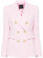 PINKO blazer en crêpe à boutonnière croisée - Rose