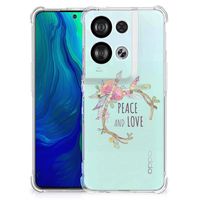 OPPO Reno8 Stevig Bumper Hoesje Boho Text - thumbnail