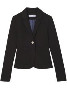 Proenza Schouler White Label blazer en jersey à simple boutonnage - Noir