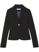 Proenza Schouler White Label blazer en jersey à simple boutonnage - Noir - thumbnail