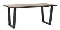 Eettafel Reno Smoked Tafelblad 90x150 cm - Giga Living