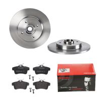 Remmenset, remschijf BREMBO, Remschijftype: Massief, Inbouwplaats: Achteras: , u.a. für Citroën, Peugeot, DS - thumbnail