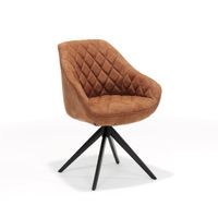 Stoel Robert Cognac - Set van 2