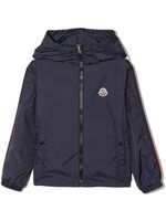 Moncler Enfant imperméable Hattab à capuche - Bleu