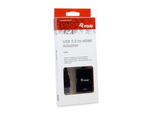 Equip 133385 USB grafische adapter 1920 x 1080 Pixels Zwart