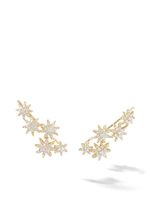 David Yurman boucles d'oreilles Starburst en or 18ct à diamants