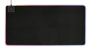 Deltaco DMP330 RGB Gaming Mousepad XL met Draadloze lader - 10W