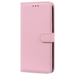 iPhone 12 Pro Max hoesje - Bookcase - Koord - Pasjeshouder - Portemonnee - Camerabescherming - Kunstleer - Roze