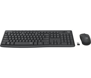 Logitech MK295 Silent Wireless Combo toetsenbord RF Draadloos QWERTY Brits Engels Zwart