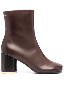 MM6 Maison Margiela bottines Anatomic 70 mm - Marron