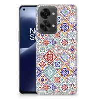 OnePlus Nord 2T TPU Siliconen Hoesje Tiles Color - thumbnail