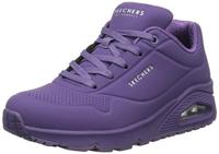 Skechers Uno Stand On Air dames Sneaker Low top, Paars Durabuck Mesh, 36 EU