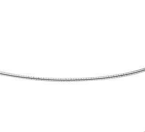 TFT Zilveren Ketting Omega Rond 1,25 mm x 45 cm