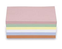 Magnetoplan 11151510 Moderatiekaart, roze, groen, geel, wit, blauw, oranje, rechthoekig, 200 x 100 mm, 500 stuks