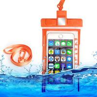 Whistle Design Universele Waterdichte Hoes IPX8 - 6.5 - Oranje