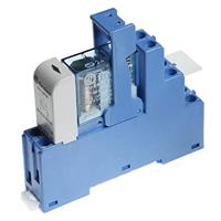 Finder 48.61.7.024.4050 Relaisbouwsteen Nominale spanning: 24 V/DC Schakelstroom (max.): 16A 1 Wisselaar Tray