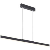 SLV ONE LINEAR 100 1006185 LED-hanglamp LED vast ingebouwd 24 W Zwart - thumbnail